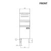 Nayati Gas Fryer Deep Fryer Penggorengan Professional 23 Liter Bergaransi 1 Tahun - Gambar 2